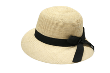 Panama chrochet damhatt, 58 - natur