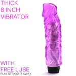 Big Rampant Vibrator Large Thick Girth Vibrating Dildo Adult Sex Toy Rabbit XL