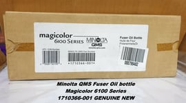 Minolta QMS Fuser Oil bottle Magicolor 6100 Series 1710366-001 GENUINE NEW