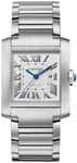 Cartier WSTA0067 Tank Francaise Sølvfarvet/Stål