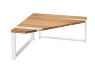 Wenko Louisa, Hörnhylla, Fristående, Metall, Trä, Vit, Trä, Kök, 1 Galler