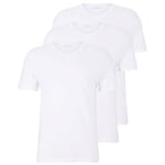 BOSS 3P V-Neck Classic T-shirt Vit bomull Medium Herr