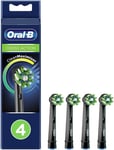 Oral-B CROSSACTION Replacement Electric Toothbrush Head - BLACK, 4 Pack