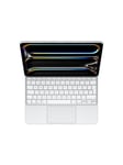 Magic Keyboard - keyboard and folio case - with trackpad - QWERTY - Portuguese - white Input Device - Tastatur & Folio sæt - Portugisisk - Hvid