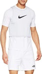Nike Training Bib I T-Shirt Homme, White/(Black), FR : S (Taille Fabricant : S)