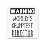 Warning World's Grumpiest Director Fridge Magnet Awesome Best Boss Manager