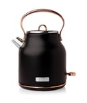 Haden 205360 Heritage Black and Copper Kettle