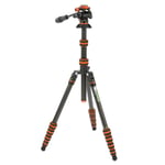 3 Legged Thing PUNKS Brian 2.0 Tripod Kit Black/Copper with Airhed Trinity Multi Use Pan/Tilt Head