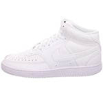 Nike COURT VISION MID, Women’s Sneaker, WHITE/WHITE-WHITE, 8.5 UK (43 EU)