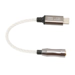 (Silver) USB C To 3.5mm Jack Adapter USB C Headphone Jack Adapter