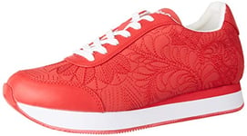 Desigual Women's Shoes Galaxy Lottie Sneaker, Red Rojo Roja 3061, 6 UK