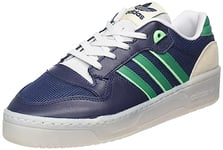 adidas Homme Rivalry Low Sneaker, Shadow Navy/Court Green/Dash Grey, 46 2/3 EU