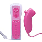 Susian Wii Remote Control and Nunchuk, Remote Control for Wii Nintendo, Remote and Nunchuck Controller Set Combo Compatible for Nintendo Classic Games, Distance Approx. 5 m