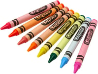 8 x Crayola Neon Crayons Arts And Crafts School Home Stationery Fun UK