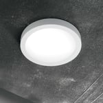 Universal, Loft- eller væglampe, Pl, aluminium by Ideal Lux (D: 40 cm. x H: 4 cm., Hvid)