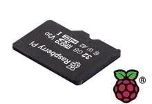 Minneskort SDHC 32GB med Raspberry Pi OS
