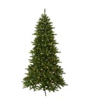 Juletre 210 cm, Minnesota, Hengslet, med LED (x280), Grønn