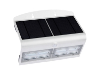 V-TAC Solar-væglampe VT-767-7-W 8278 LED (RGB) 7.00 W Dagslyshvid Hvid, Sort