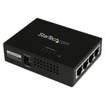 StarTech.com 4-Port Gigabit Midspan - PoE+ Injector - 802.3at/af Net