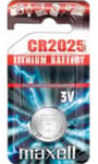 Maxell Lithium CR2025 Pile Bouton 3x Knopfzelle CR2025