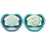 Philips Avent Ultra Air Night 6-18 m sut Boy 2 stk.