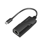 LogiLink Adaptateur USB-C (USB 3.2 Gen 1) vers Gigabit (RJ45) jusqu'à 5 Gbit/s, Fonction d'économie d'énergie