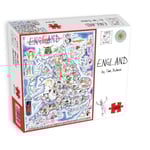 Map of England Jigsaw 1000 Piece Puzzle