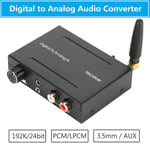 AY91 192Khz/24bit Bluetooth DAC Digital to Analog Audio Converter RCA 3.5mm