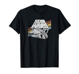 Star Wars Millennium Falcon Retro Rainbow Stripe T-Shirt