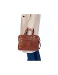 Springfield Laptopväska läder cognac - Springfeild