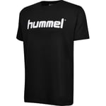Hummel Go Cotton Logo T-skjorte - Sort T-skjorter male
