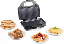 Salter XL 4-in-1 Snack Maker | Waffle, Panini, Toastie & Omelette Cooker | 900W