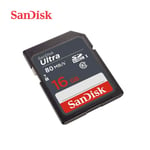 SanDisk 16GB Ultra SDHC C10 UHS-I SD Memory Card for Full HD Videos 80MB/s