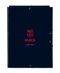 F.C. Barcelona Corporativa – Folio Folder with 3 Flaps, Ideal for Children of Di