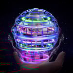 Flygande Boll Orb Leksaker, Hover Ball Pro Flygande Spinner Leksak, Magisk Boomerang Handkontroll Mini Drone för 8 9 10 11 12 pojkar flickor Barn (Blå)