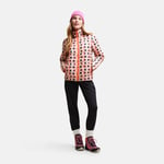 Regatta Orla Kiely Printed Baffled Jacket Tiny Elm Pink, Size: 16