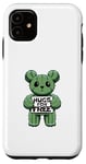 iPhone 11 Funny Hugs for Free Cactus Bear Holding Sign Case