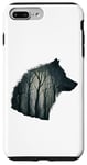 Coque pour iPhone 7 Plus/8 Plus Loup dans les bois