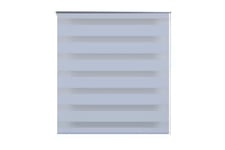 Zebra Gardiner 60 x 120 cm Hvit - Hvit/Transparent