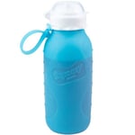 Squeasy - Sport drikkeflaske/klemmepose 473ml clear blue