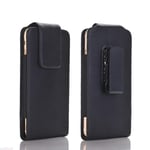JIANWU Men Leather Belt Clip Holster Pouch Case for iPhone 12 Mini, for Samsung Galaxy I9300,S III,I9500,S4, Cellphone Pouch Case Cover,Magnetic Flap