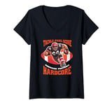 Womens American football players in the middle of the game - football V-Neck T-Shirt