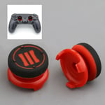 2pcs Division PS4 Thumb Grips Analog Sticks Extender Xbox 360 Controller Red