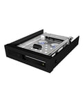 ICY BOX IB-2217aStS Rack pour Disque Dur 2,5"/3,5" SATA Noir