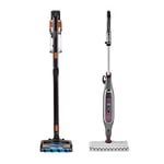 Shark Cordless Stick Vacuum Cleaner [IZ300UK] Klik n' Flip Automatic Steam Mop [S6003UK]