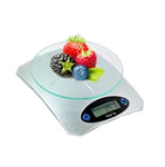 HIGHKAS Kitchen Electronic Scales Tempered Glass Scales Household Platform Scales 5kg/1g Food Baking Scales High Precision 1125