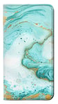 Green Marble Graphic Print PU Leather Flip Case Cover For iPhone 11 Pro Max