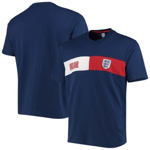 England Football Men's T-Shirt (Size 3XL) FA Iconic Past & Present S/S Top - New