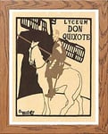 L Lumartos Vintage Poster Don Quixote, Wood, A4