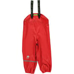 Celavi Unisex Rainwear Solid Rain Trousers, Red, 140 cm